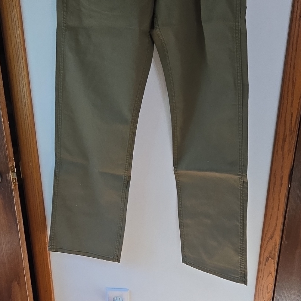 Levi's Men's Slim Straight Olive Jeans - Picture 7 of 7